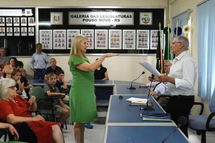 LEGISLATURA 2025/2028: Vereadores eleitos são empossados. Vereadora Neiva Maria Zanatta Bianchini é eleita para presidir biênio 2025/2026